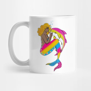 Pansexual LGBTQ+ Pride Mermaid Mug